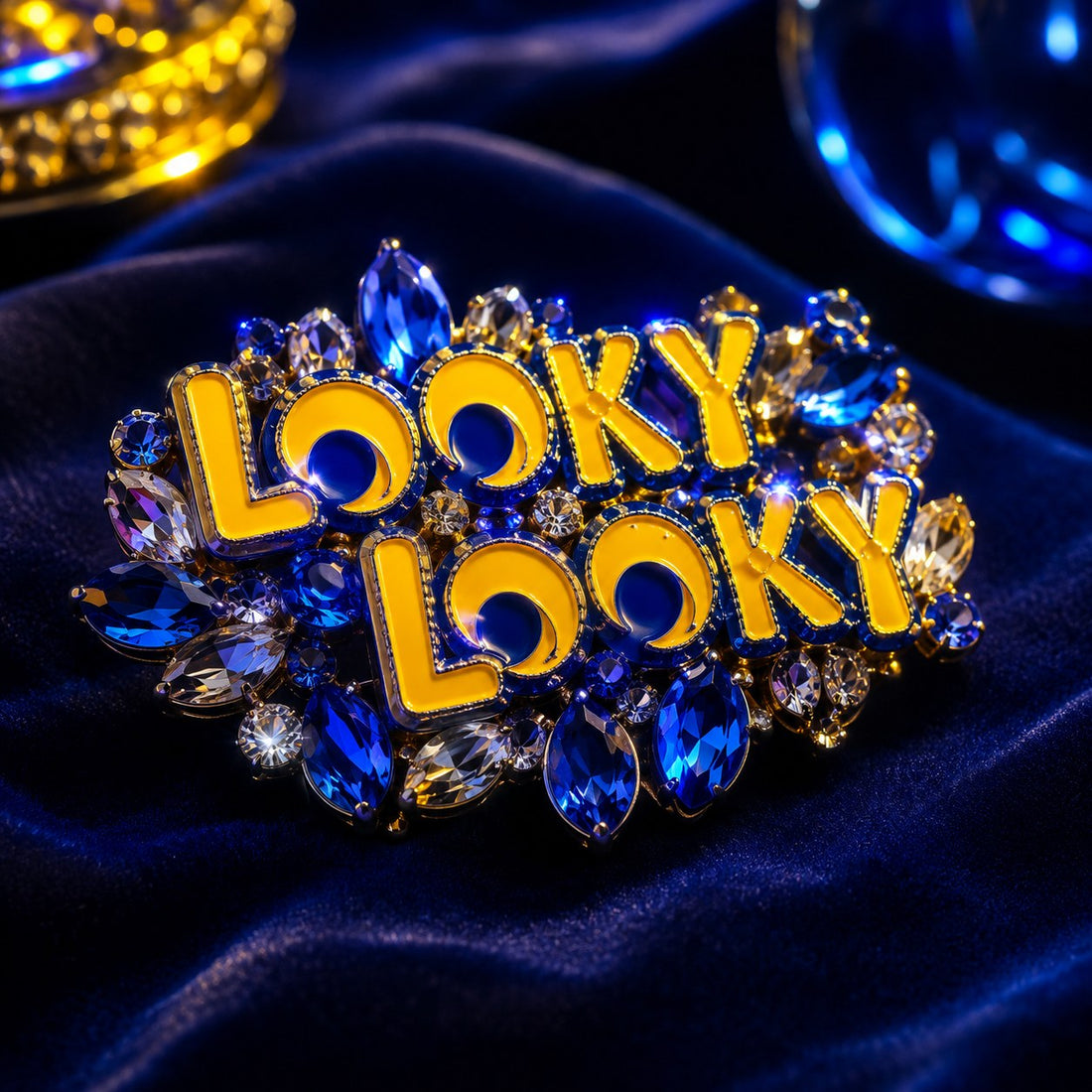 Vintage Statement Brooch Pin — Antique Crystal Costume Jewelry | Looky Looky