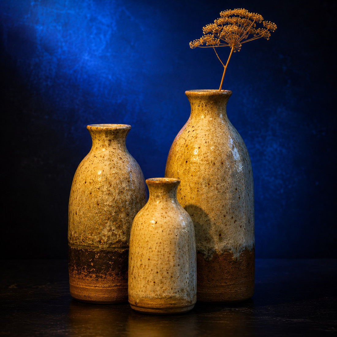 Artisan Ceramic Vase Set — Handmade Stoneware Home Décor | Looky Looky