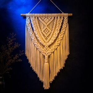 Handwoven Macramé Wall Hanging — Boho Home Accent | Looky Looky